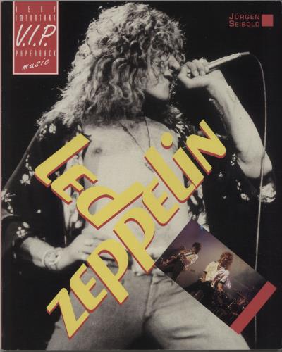 Led Zeppelin V.I.P. book German ZEPBKVI673334