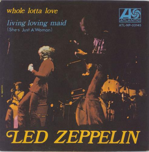 Led Zeppelin Whole Lotta Love 7" vinyl single (7 inch record / 45) Italian ZEP07WH331241