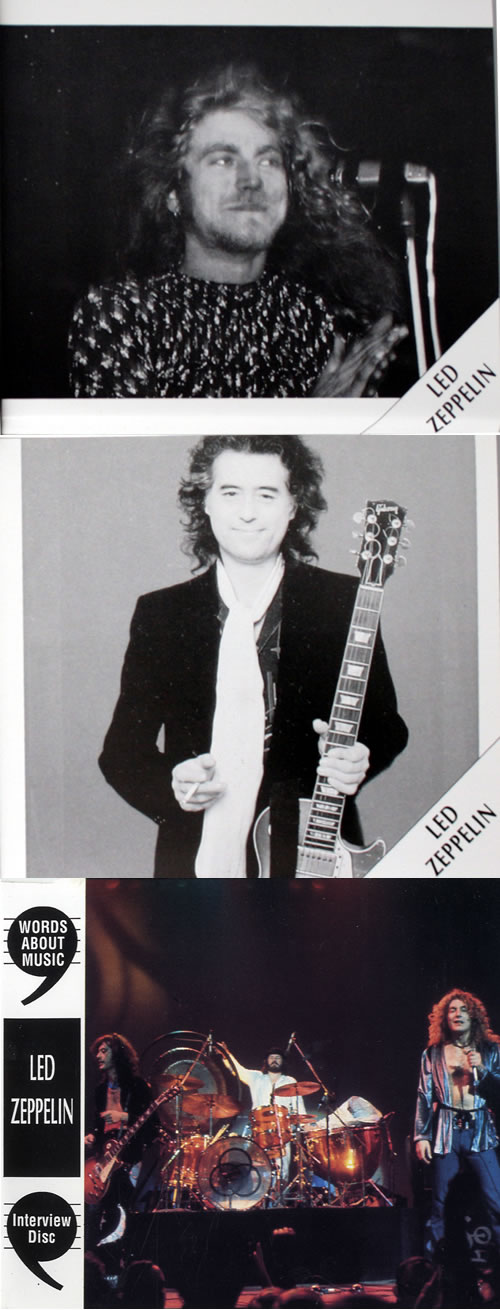 Led Zeppelin Words About Music - Interview Disc CD album (CDLP) UK ZEPCDWO551842