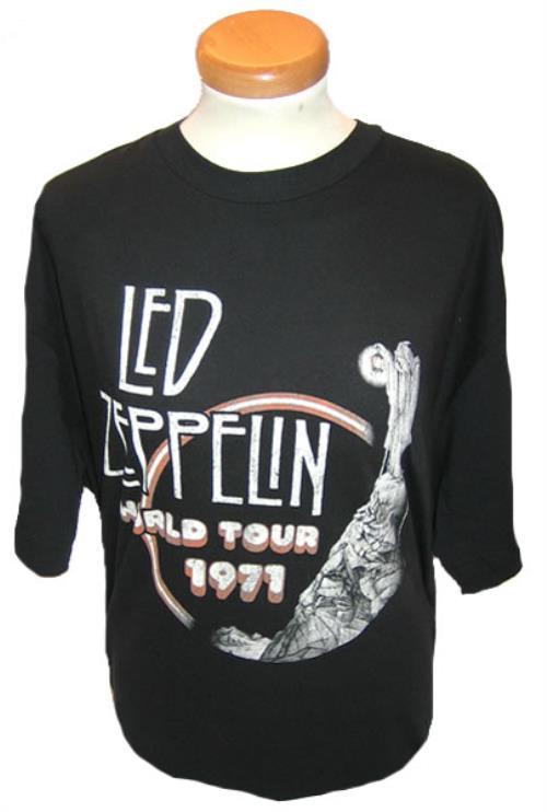 Led Zeppelin World Tour 1971 t-shirt US ZEPTSWO428070