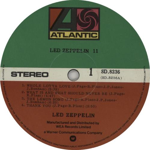 led zeplin records led zeplin records