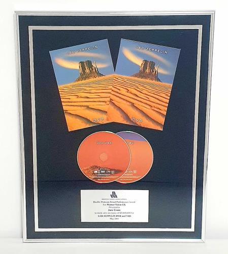 Led Zeppelin Led Zeppelin award disc UK ZEPAWLE761434