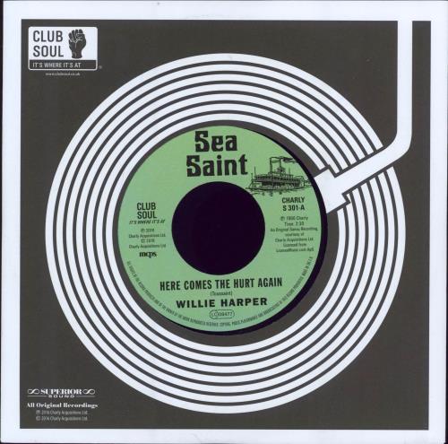 Lee Dorsey Here Comes The Hurt Again 7" vinyl single (7 inch record / 45) UK DO407HE772301