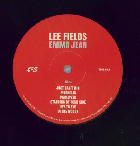 Lee Fields Emma Jean vinyl LP album (LP record) US 2ZGLPEM823945