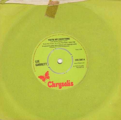 Lee Garrett You're My Everything 7" vinyl single (7 inch record / 45) UK 3LG07YO566571