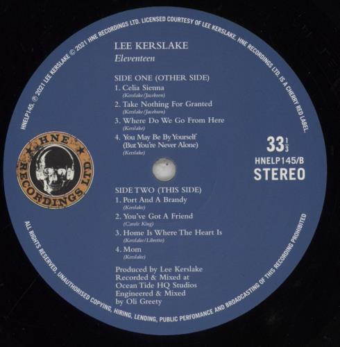 Lee Kerslake Eleventeen vinyl LP album (LP record) UK 7FJLPEL856150