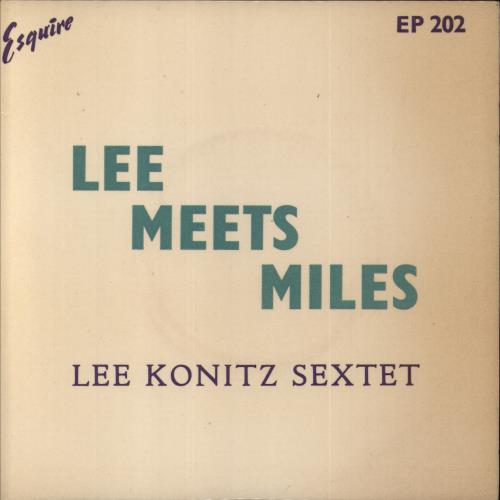 Lee Konitz Lee Meets Miles 7" vinyl single (7 inch record / 45) UK LKZ07LE819040