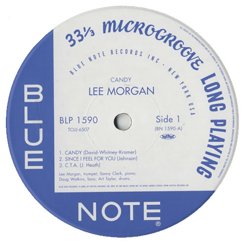Lee Morgan Candy vinyl LP album (LP record) Japanese L\MLPCA432601