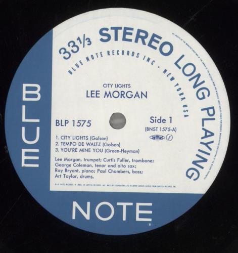 Lee Morgan City Lights vinyl LP album (LP record) Japanese L\MLPCI857572
