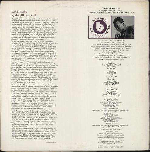 Lee Morgan The Procrastinator 2-LP vinyl record set (Double LP Album) US L\M2LTH532789