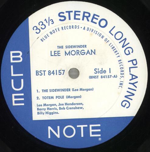 Lee Morgan The Sidewinder - Div Of Liberty vinyl LP album (LP record) US L\MLPTH717090