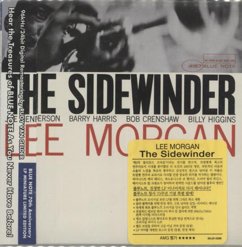 Lee Morgan The Sidewinder CD album (CDLP) Korean L\MCDTH885086
