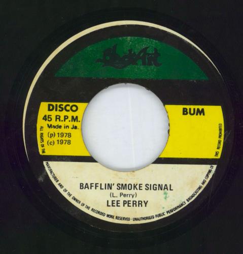 Lee Perry Bafflin' Smoke Signal 7" vinyl single (7 inch record / 45) Jamaican EEP07BA816676