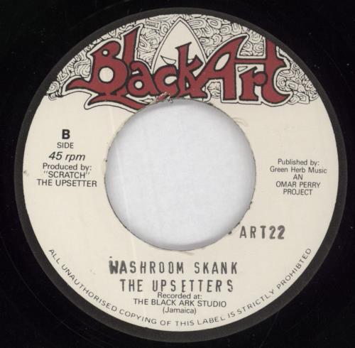 Lee Perry Bathroom Skank 7" vinyl single (7 inch record / 45) UK EEP07BA854881