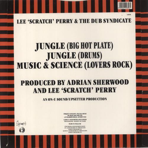 Lee Perry Jungle 12" vinyl single (12 inch record / Maxi-single) UK EEP12JU285209