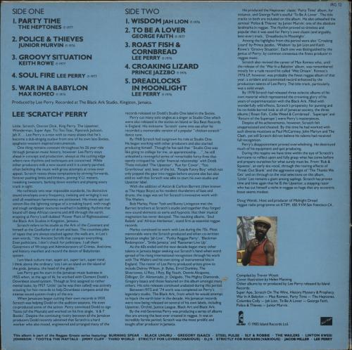 Lee Perry Reggae Greats - Lee Perry vinyl LP album (LP record) UK EEPLPRE289107