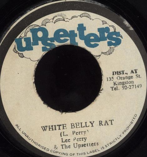 Lee Perry White Belly Rat 7" vinyl single (7 inch record / 45) Jamaican EEP07WH705678