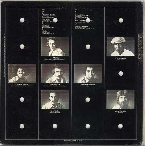 Lee Ritenour Gentle Thoughts vinyl LP album (LP record) Japanese LRZLPGE726734