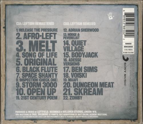 Leftfield Leftism 2 CD album set (Double CD) UK LFF2CLE866987