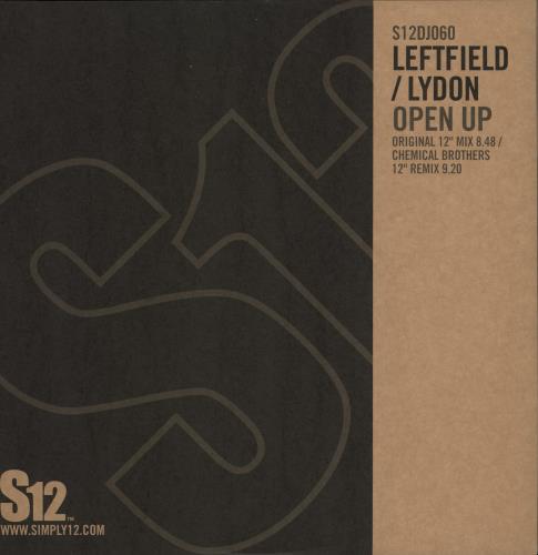 Leftfield Open Up 12" vinyl single (12 inch record / Maxi-single) UK LFF12OP771952