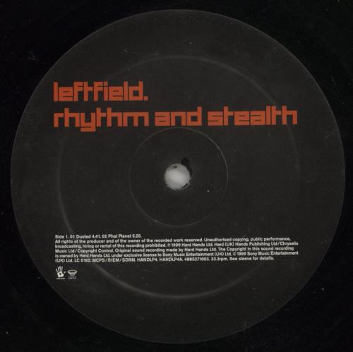 Leftfield Rhythm And Stealth 2-LP vinyl record set (Double LP Album) UK LFF2LRH144492