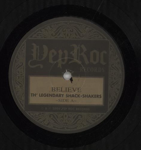 Legendary Shack Shakers Believe vinyl LP album (LP record) US 86-LPBE866712