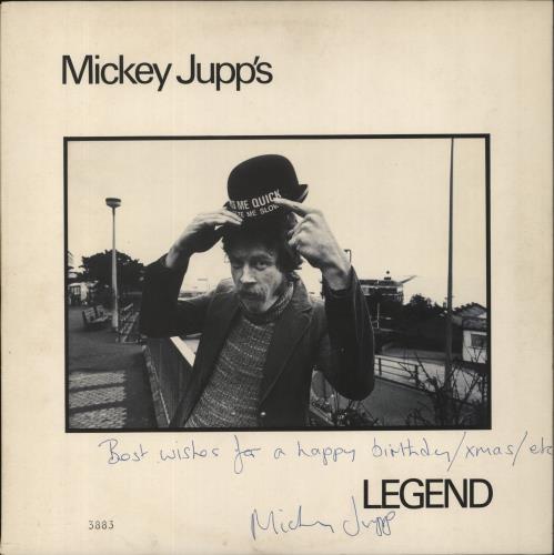 Legend Mickey Jupp's Legend - Autographed vinyl LP album (LP record) UK LE-LPMI855099