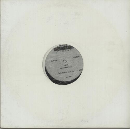 Lemar Dance (With You) acetate UK L/MATDA655953