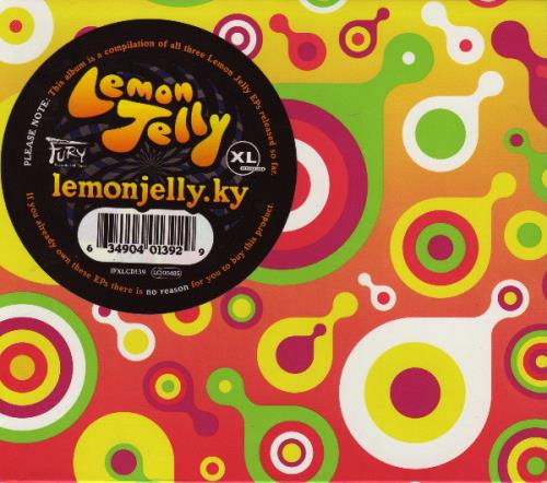 Lemon Jelly lemonjelly.ky - stickered slipcase CD album (CDLP) UK LJYCDLE230833