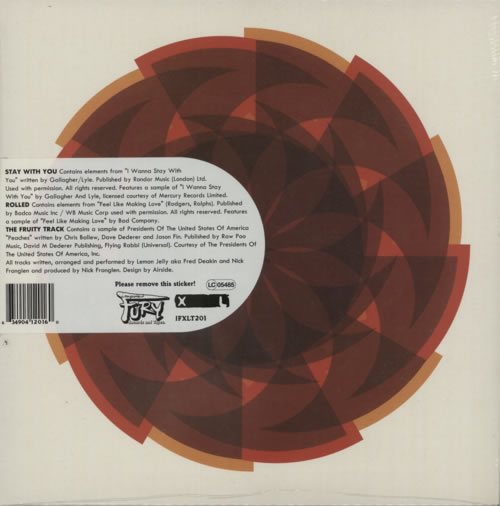 Lemon Jelly Stay With You 10" vinyl single (10 inch record) UK LJY10ST309114