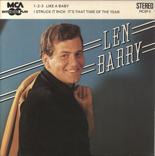 Len Barry Len Barry EP 7" vinyl single (7 inch record / 45) UK LBY07LE858738