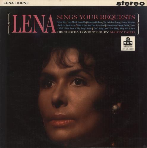 Lena Horne Lena Sings Your Requests vinyl LP album (LP record) UK LNHLPLE742267