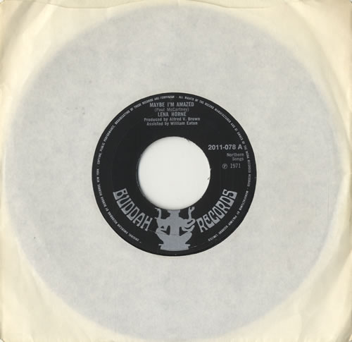 Lena Horne Maybe I'm Amazed 7" vinyl single (7 inch record / 45) UK LNH07MA474217