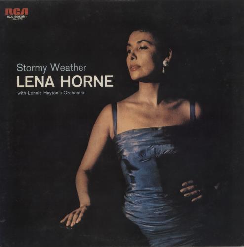 Lena Horne Stormy Weather vinyl LP album (LP record) Japanese LNHLPST875289
