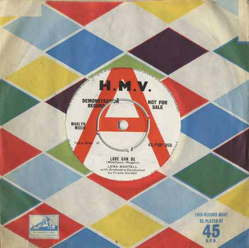 Lena Martell Love Can Be 7" vinyl single (7 inch record / 45) UK LM307LO476544
