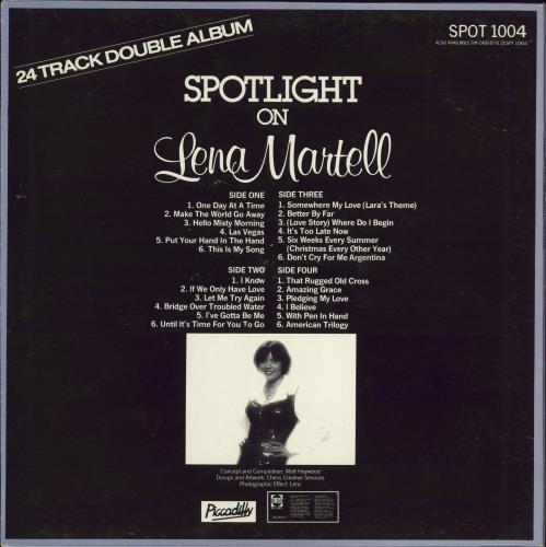 Lena Martell Spotlight On Lena Martell 2-LP vinyl record set (Double LP Album) UK LM32LSP774937