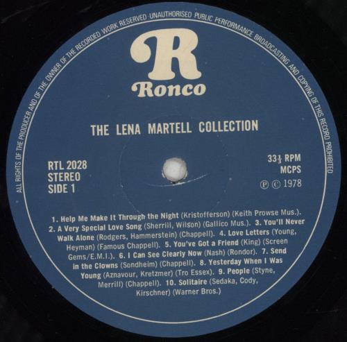 Lena Martell The Lena Martell Collection vinyl LP album (LP record) UK LM3LPTH752886