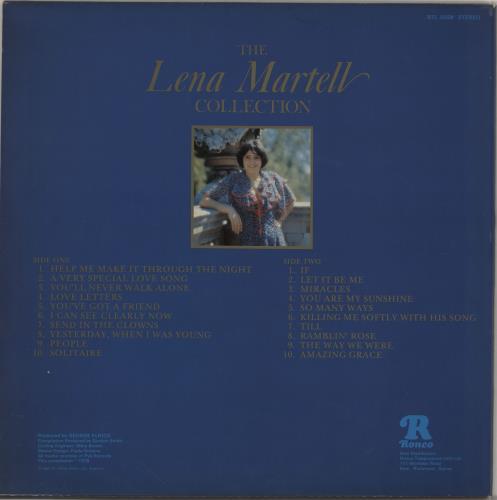 Lena Martell The Lena Martell Collection vinyl LP album (LP record) UK LM3LPTH752886