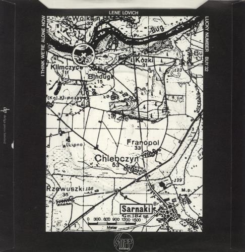 Lene Lovich I Think We're Alone Now 7" vinyl single (7 inch record / 45) UK LLV07IT243039