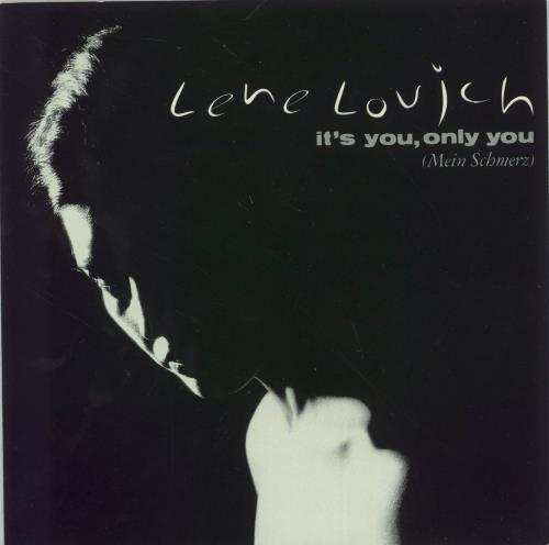 Lene Lovich It's You, Only You (Mein Schmerz) 7" vinyl single (7 inch record / 45) UK LLV07IT870391