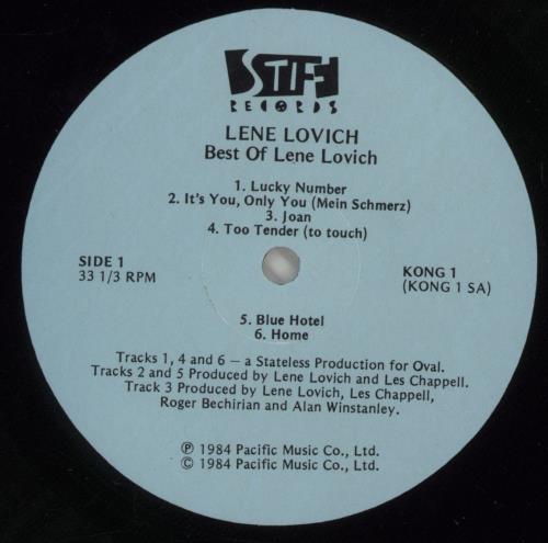 Lene Lovich The Hong Kong Collection vinyl LP album (LP record) Hong Kong LLVLPTH874976