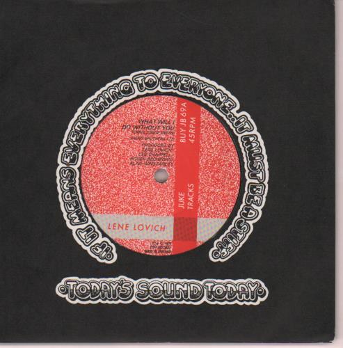 Lene Lovich What Will I Do Without You 7" vinyl single (7 inch record / 45) UK LLV07WH646388