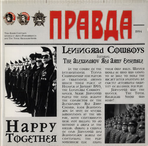 Leningrad Cowboys Happy Together CD album (CDLP) German L4NCDHA562109