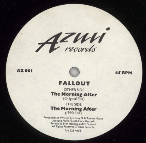 Lenny D The Morning After 12" vinyl single (12 inch record / Maxi-single) UK 87512TH865953