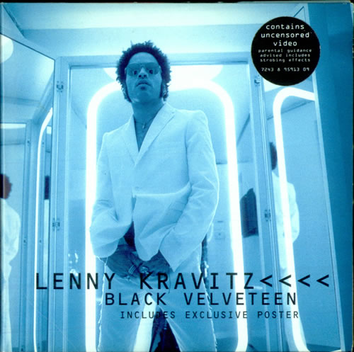 Lenny Kravitz Black Velveteen CD single (CD5 / 5") UK KVZC5BL221405