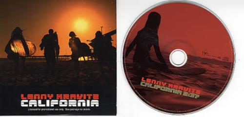 Lenny Kravitz California CD single (CD5 / 5") UK KVZC5CA298051