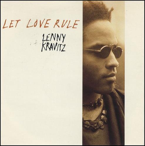 Lenny Kravitz Let Love Rule 7" vinyl single (7 inch record / 45) UK KVZ07LE63179