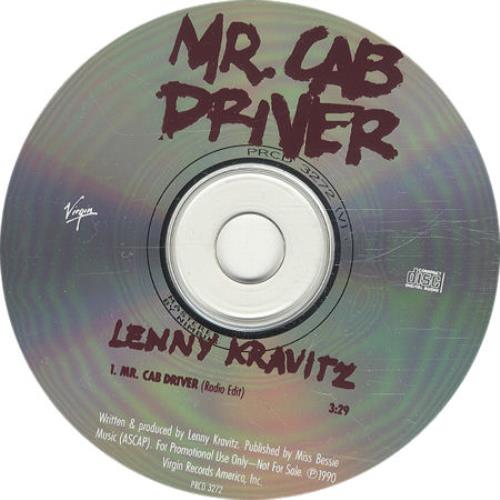 Lenny Kravitz Mr Cab Driver CD single (CD5 / 5") UK KVZC5MR10680