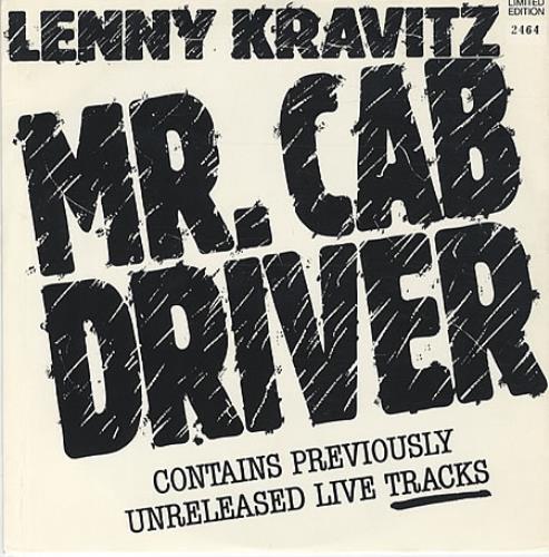 Lenny Kravitz Mr. Cab Driver 10" vinyl single (10 inch record) UK KVZ10MR09101