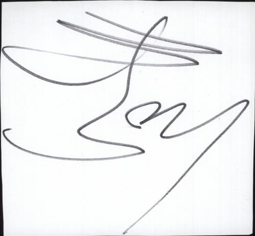 Leo Sayer Autograph memorabilia UK LSYMMAU733948